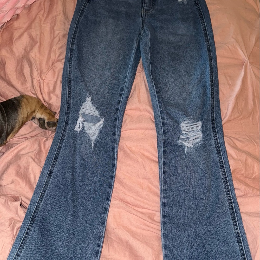 Womens Arizona size 0 highest rise curvy slim straight jeans